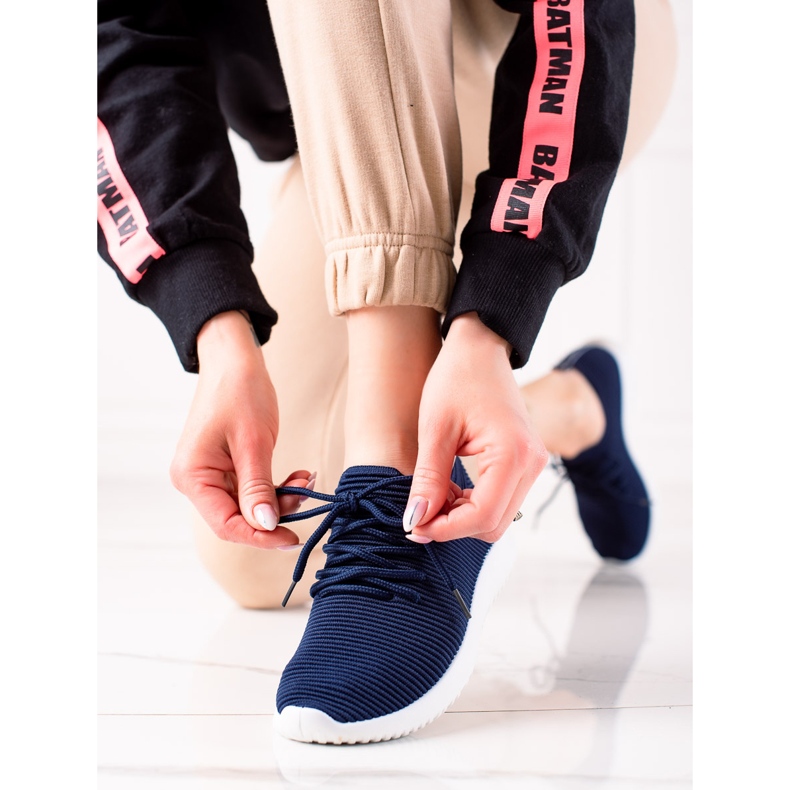 TRENDI Lagane sportske tenisice tamnoplava plava 1