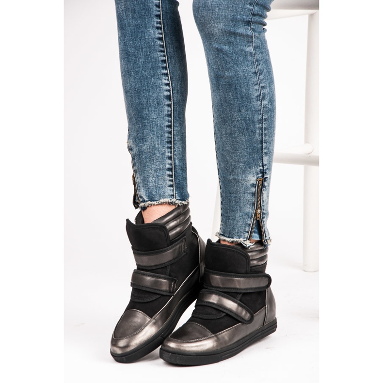 Show It Tenisice visokog sjaja siva 1