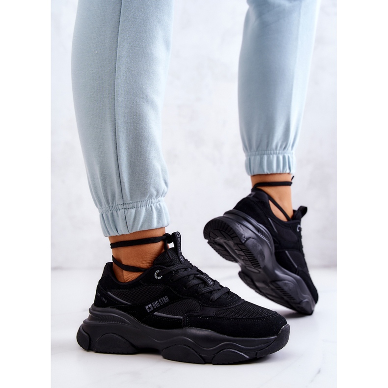 Ženske tenisice Sportske cipele Big Star JJ274578 Crna 2