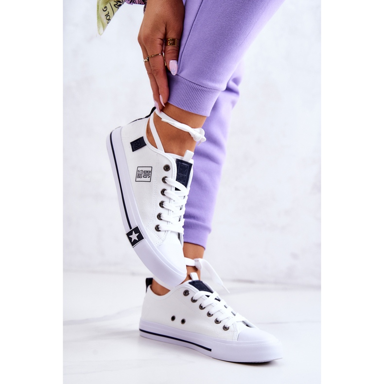 Klasične niske tenisice Big Star JJ274255 Bijele bijela 2