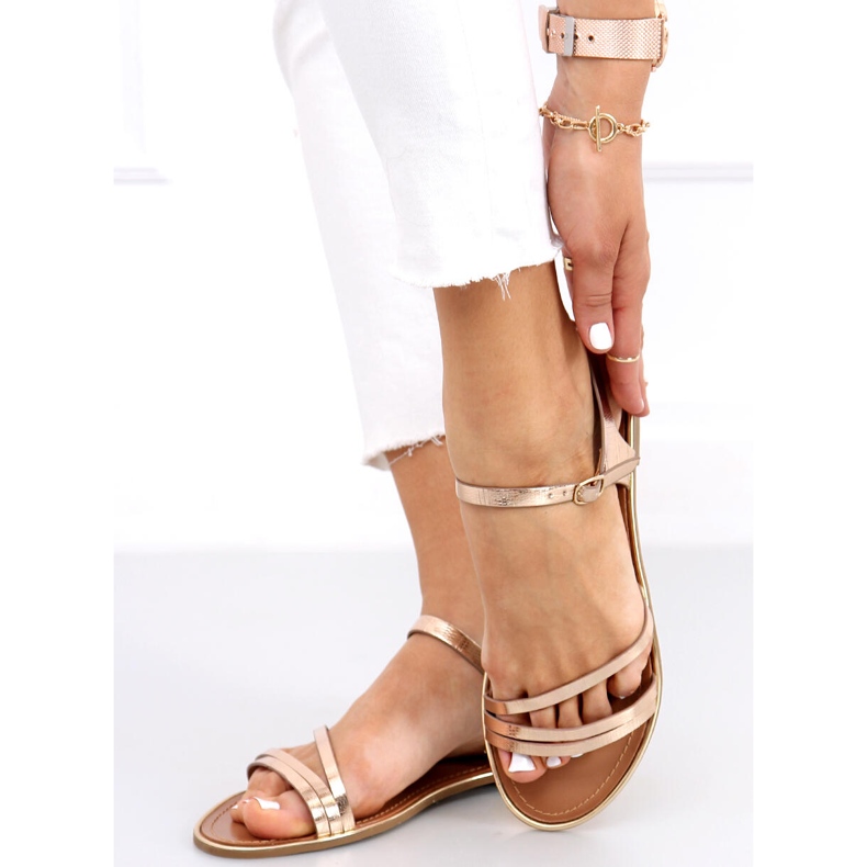 Dana Champagne ženske sandale ružičasta 1