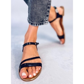 Dana Black ženske sandale crno 1