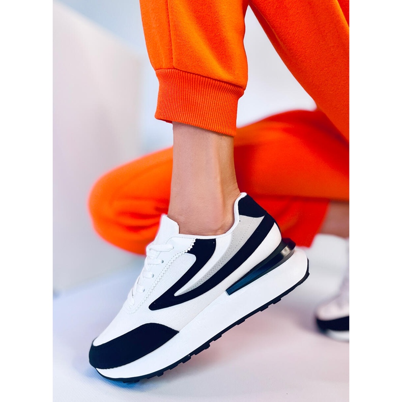 Naila crne ženske sportske cipele bijela crna 2