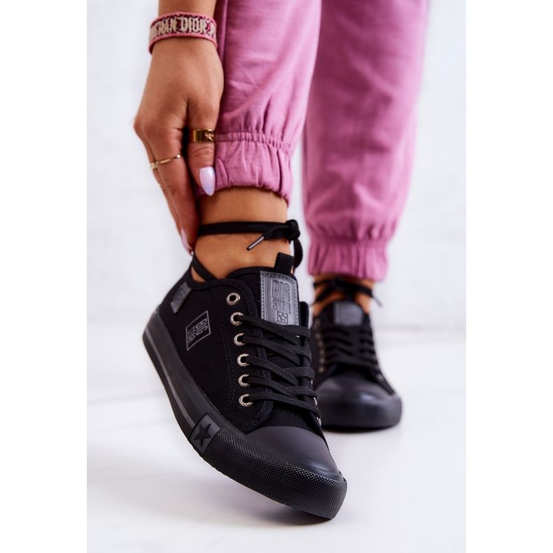 Klasične niske tenisice Big Star JJ274257 crne crno 1