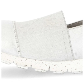 Filippo 02962-11 Srebrne mokasine srebro 1