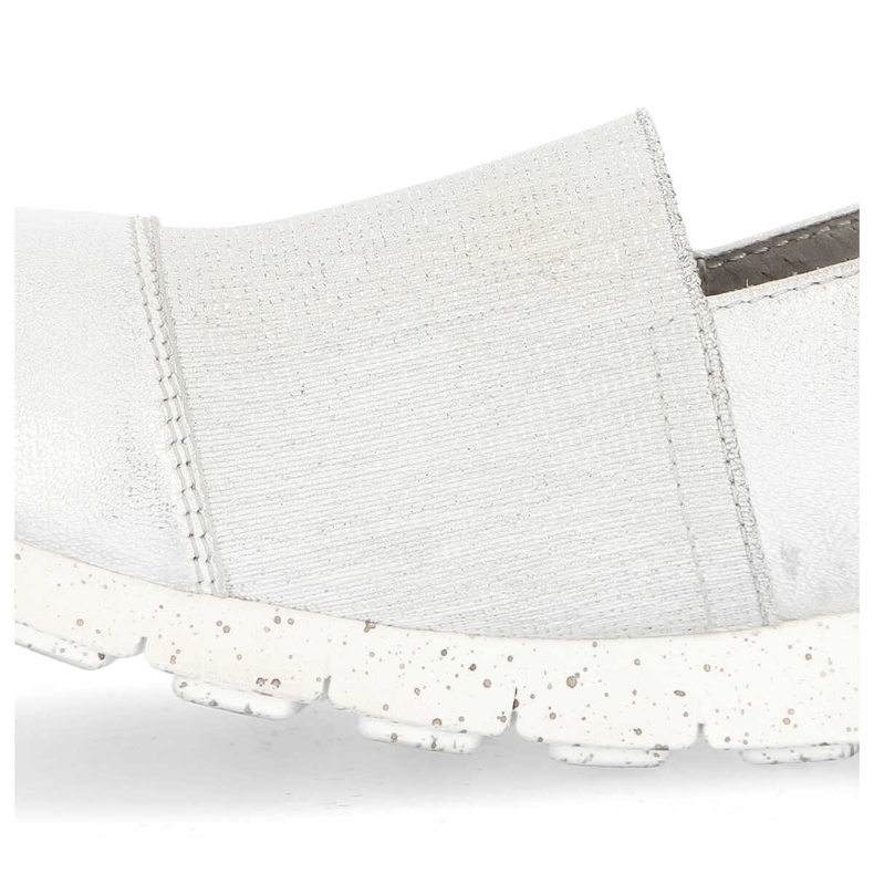 Filippo 02962-11 Srebrne mokasine srebro 1