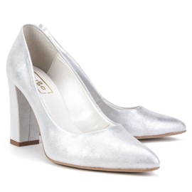 Pumpe Filippo 2571 Dubai srebrne srebro 2