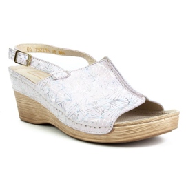 Filippo sandale 2216-160-01-1 Siva figa bijela ružičasta 1