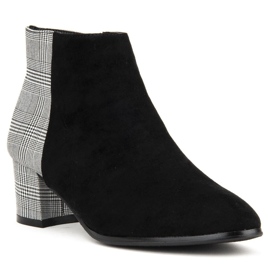 Crno-sive čizme Filippo DBT936 / 19 Bk Gr crna siva 2