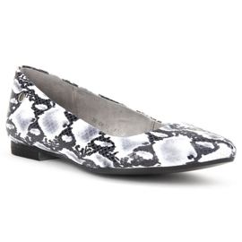 Cipele Filippo 00873-62 / 00-5 Snake Black and White bijela siva 1