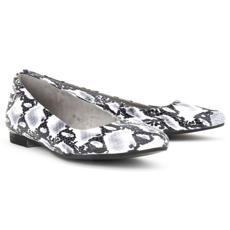 Cipele Filippo 00873-62 / 00-5 Snake Black and White bijela siva 2