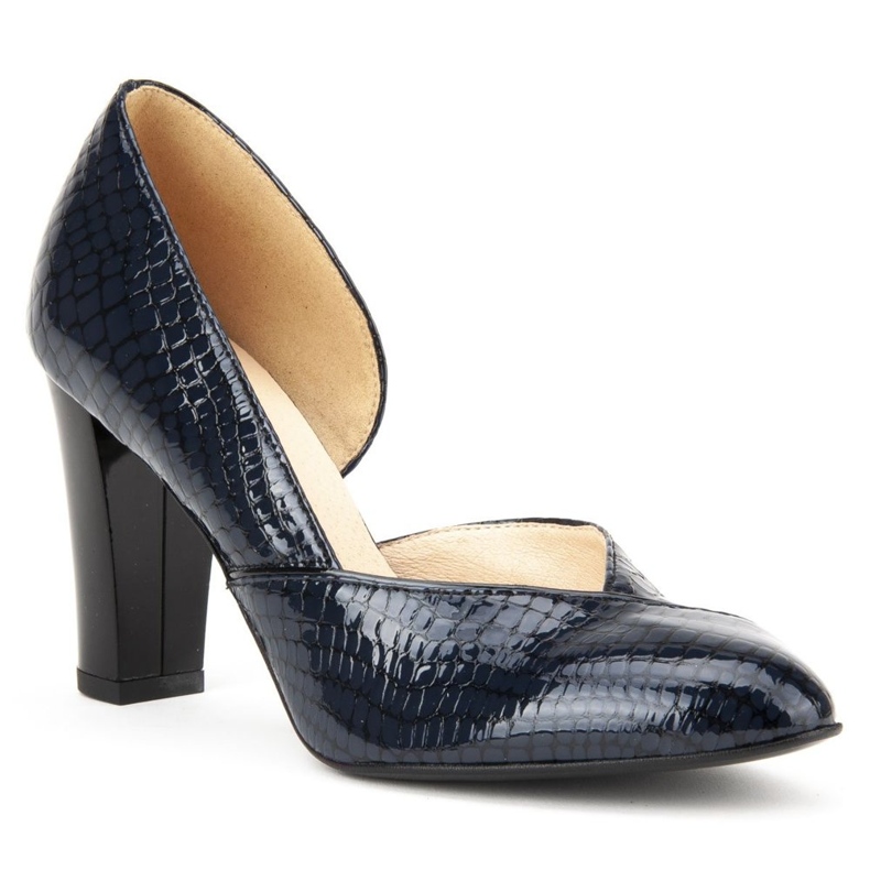 Šatlovi Filippo F280 Granat Crocodile mornarsko plava 1