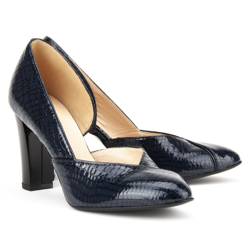 Šatlovi Filippo F280 Granat Crocodile tamnoplava 2