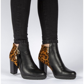 Čizme Filippo DBT1007 / 19 Bk Br Black Brown smeđa crno 2