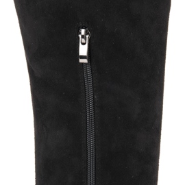 Filippo DKZ1029 / 19 Bk Crne čizme crna srebro siva 1