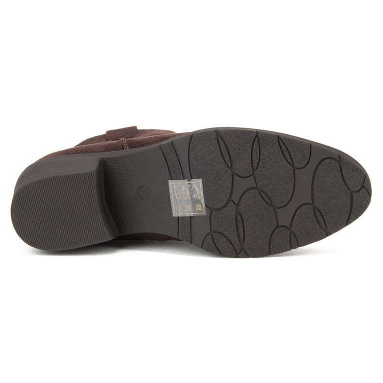 Tamnosmeđe čizme Filippo DBT1046 / 19 Dbr bež smeđa 1