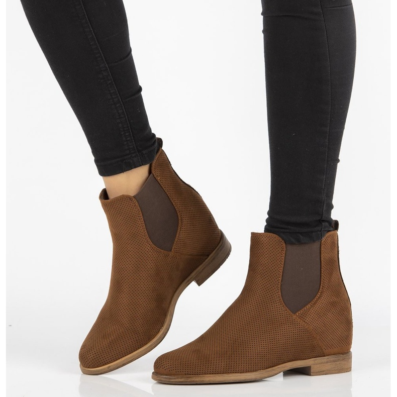 Smeđe čizme Filippo DBT1471 / 20 Br bež smeđa 2