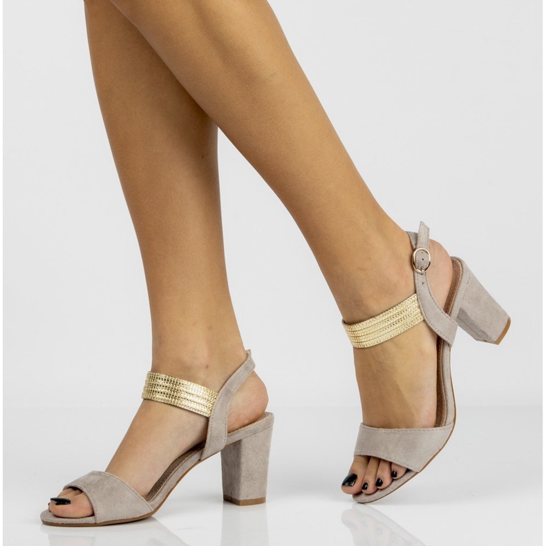 Filippo DS817 / 20 Gr Sive sandale siva 1