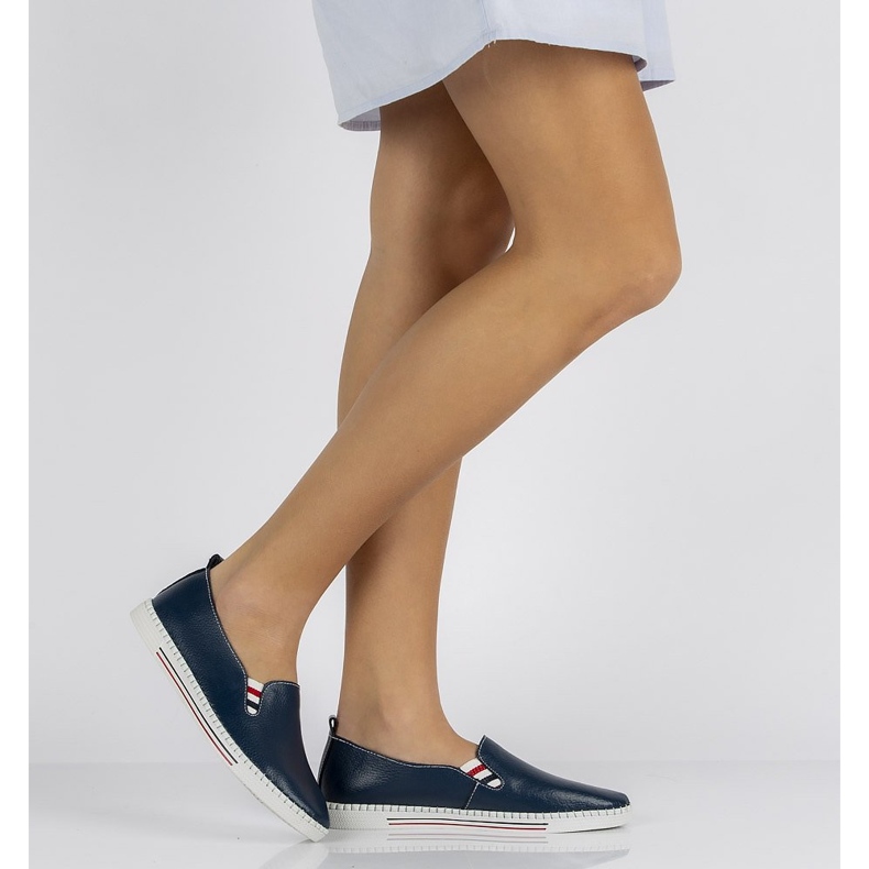 Kožne cipele FILIPPO DP066 / 20 Nv tamnoplave mornarsko plava 2