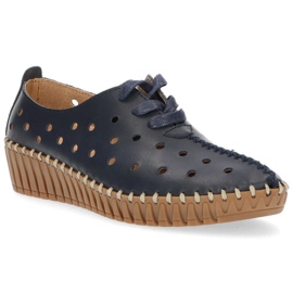 Kožne cipele Filippo DP1230 / 20 Nv tamnoplave tamnoplava 2