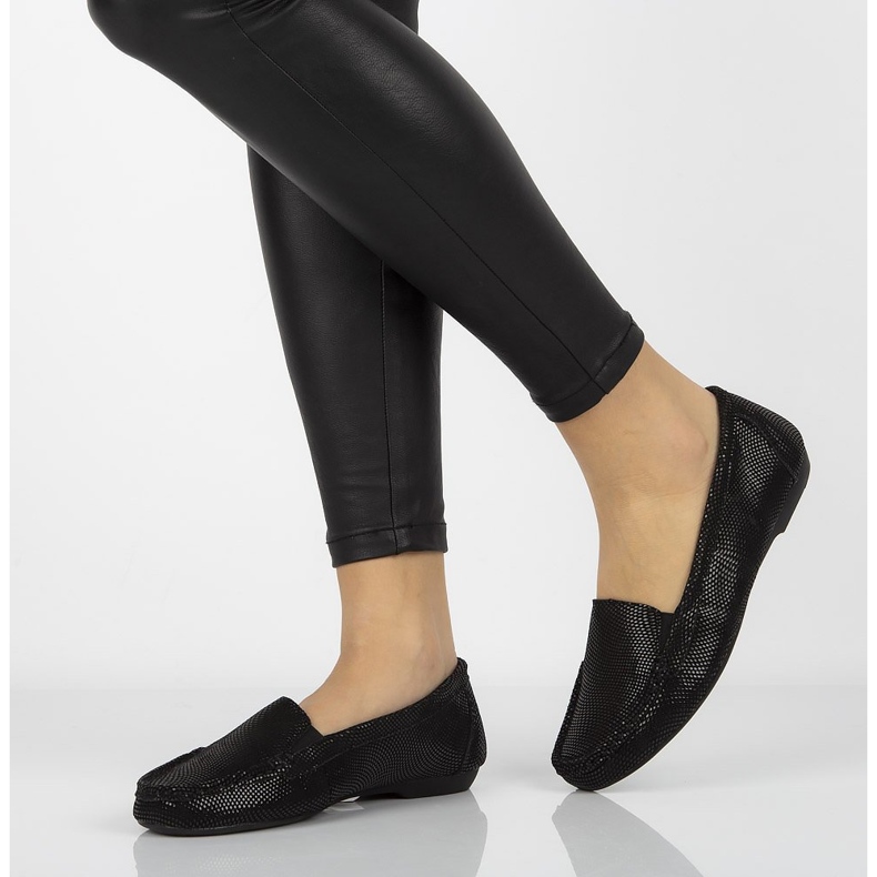 Kožne mokasine Filippo DP005 / 20 Bk crne crna 2