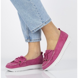 Kožne cipele Filippo DP021 / 20 Fh roze ružičasta 1