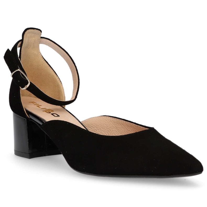 Filippo F272 crne antilop cipele crno 1