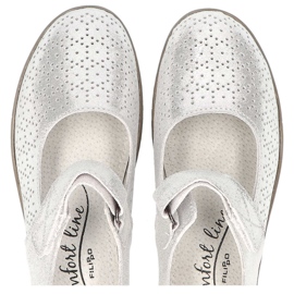 Filippo DP1319 / 20 Si Srebrne cipele srebro siva 1