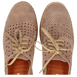 Cipele Filippo 20071 Velor Taupe smeđa 1