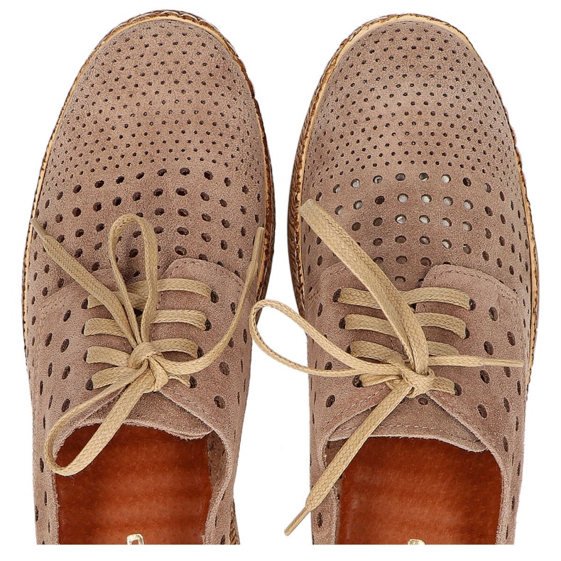 Cipele Filippo 20071 Velor Taupe smeđa 1