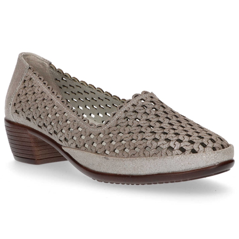 Kožne cipele Filippo DP748 / 20 Gr sive siva 1