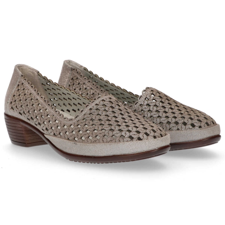 Kožne cipele Filippo DP748 / 20 Gr sive siva 2