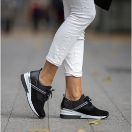 Kožne tenisice Filippo DP1388 / 20 Bk crne crna 2