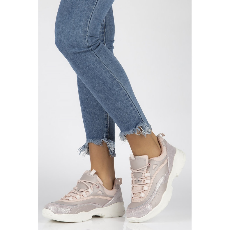 Ženske kožne tenisice Filippo DP1411 / 20 Pi pink ružičasta 1