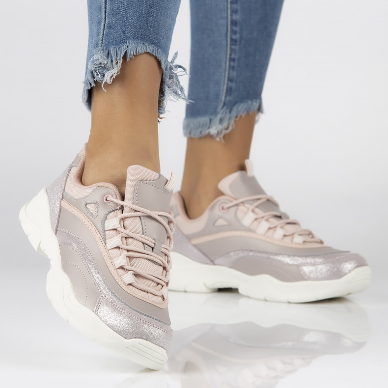 Ženske kožne tenisice Filippo DP1411 / 20 Pi pink ružičasta 2