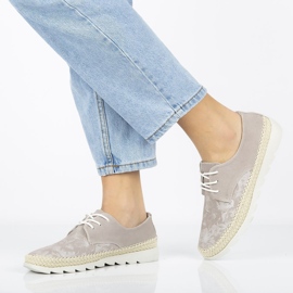 Kožne cipele Filippo DP701 / 20 Be bež 1