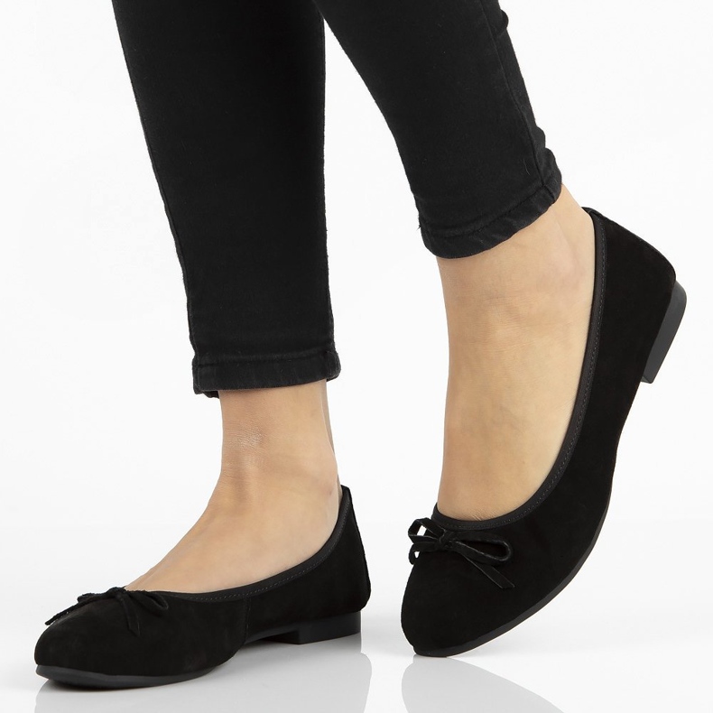 Kožne balerinke Filippo DP1231 / 20 Bk crne crna 1