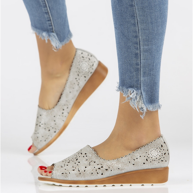 Filippo DP1399 / 20 Si Srebrne cipele srebro siva 1