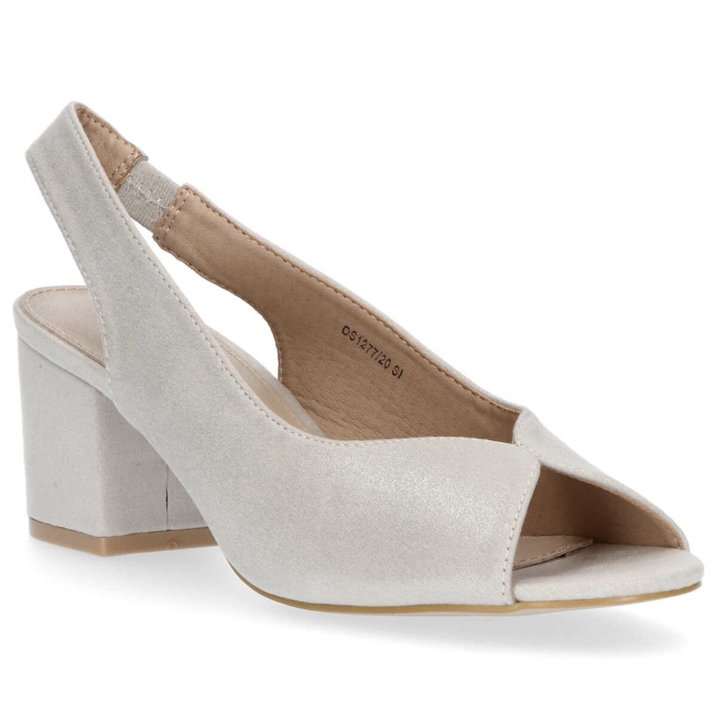 Filippo DS1277 / 20 Si Srebrne sandale srebro 1