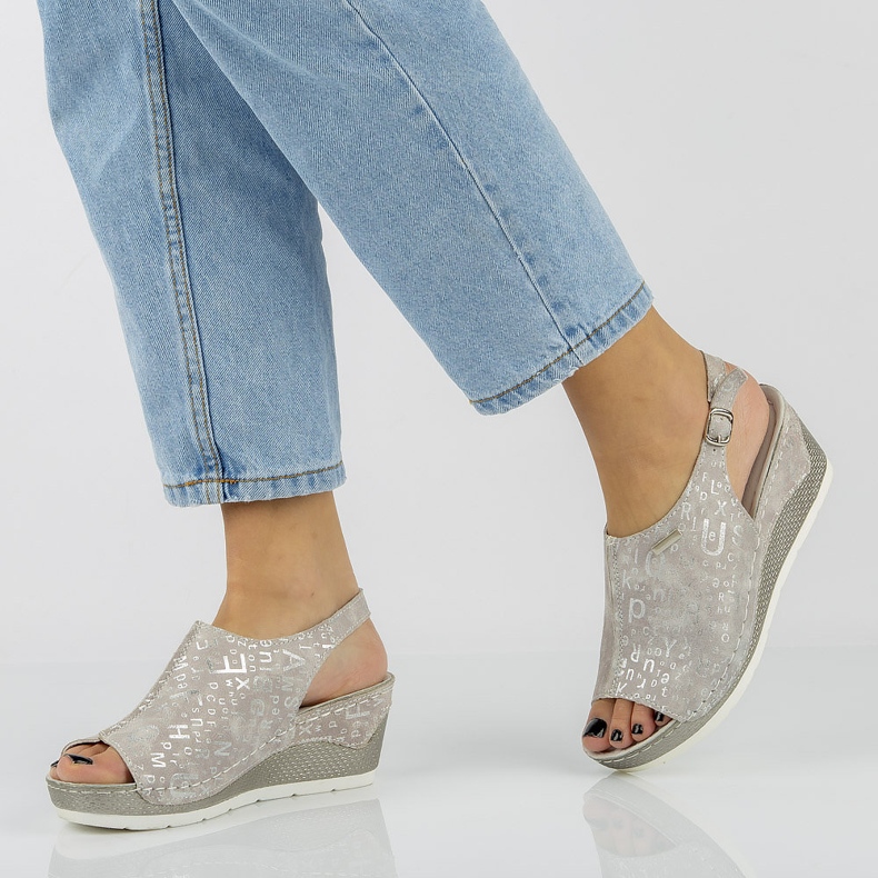 Filippo DS758 / 20 Gr Sive sandale siva 1