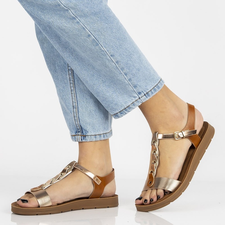 Filippo DS1300 / 20 Br Smeđe sandale smeđa 1