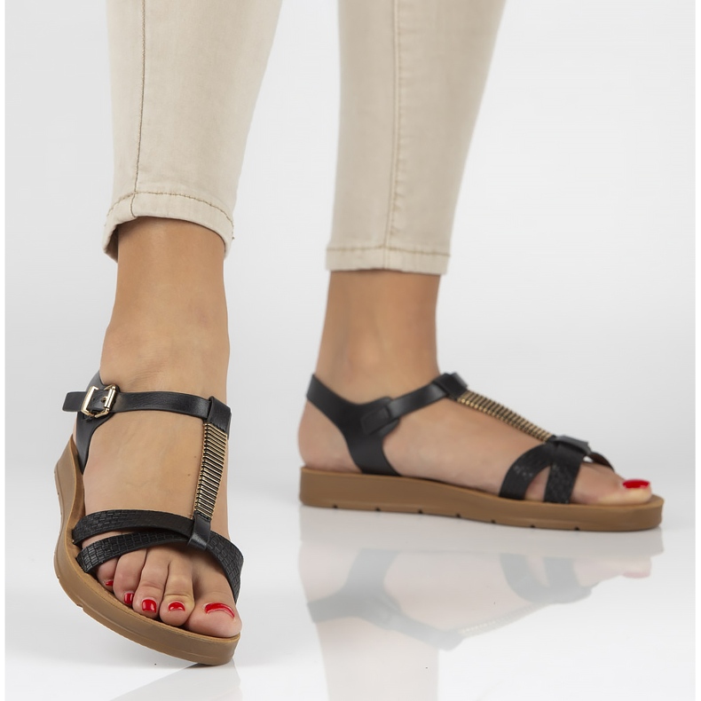 Filippo DS802 / 20 Bk Crne sandale crno 2