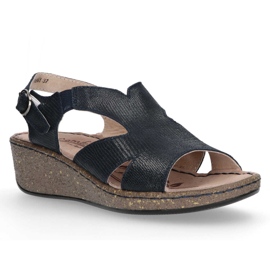 Kožne sandale Filippo DS097 / 18 Nv tamnoplave tamnoplava 1