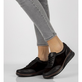 Kožne cipele Filippo DP1509 / 20 Bk crne crno 2