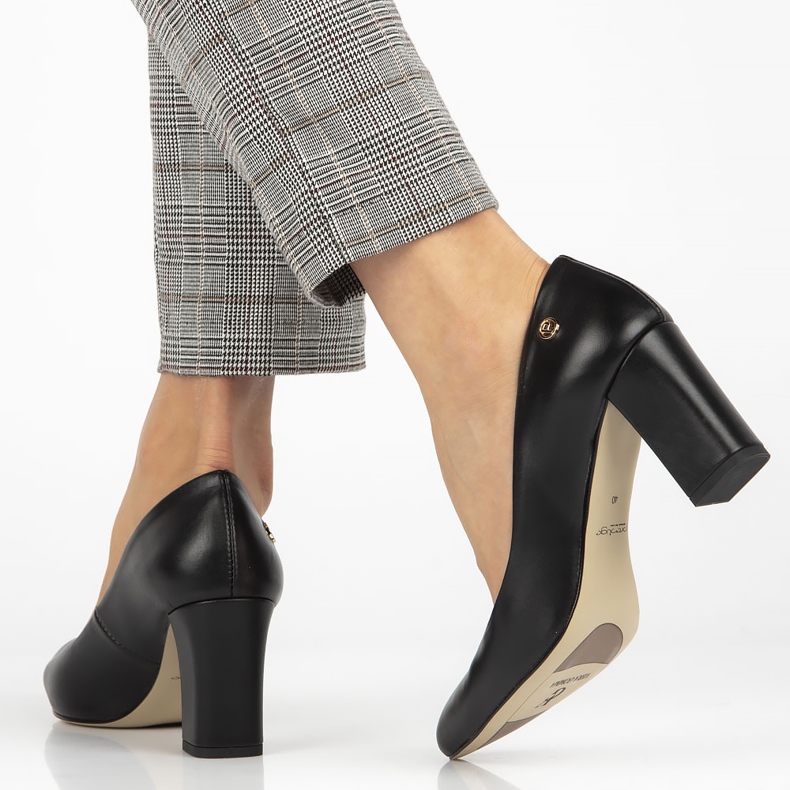 Filippo Premium 2031 crne pumpice crno 1