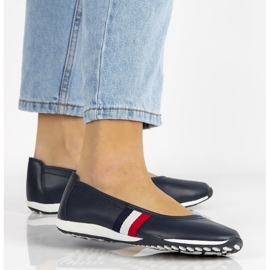 Kožne cipele Filippo DP2063 / 21 Nv tamnoplave mornarsko plava 2