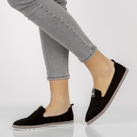 Kožne cipele Filippo DP081 / 21 Bk crne crno 2