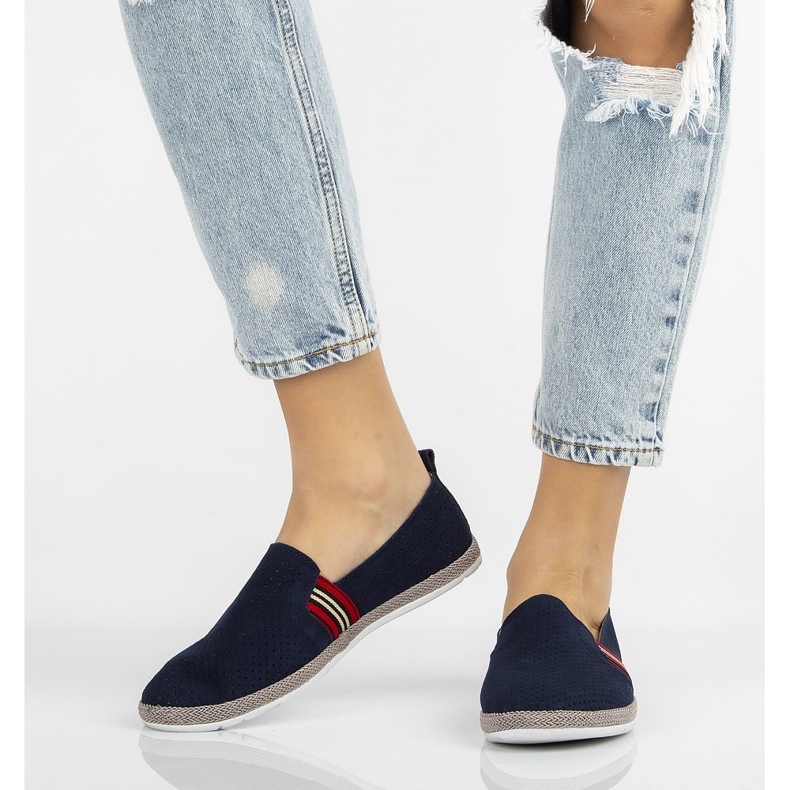 Kožne cipele Filippo DP2309 / 21 Nv tamnoplave mornarsko plava 2