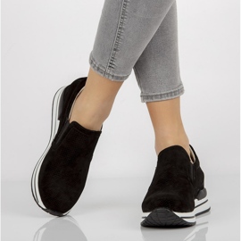 Kožne tenisice Filippo DP1512 / 21 Bk crne crna 1