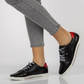 Kožne cipele Filippo DP2154 / 21 Bk crne crno 1